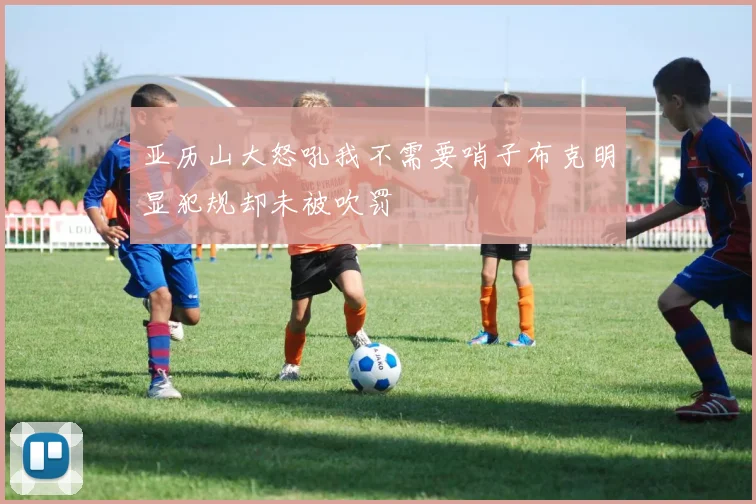亚历山大怒吼我不需要哨子布克明显犯规却未被吹罚